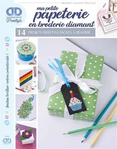 Ma petite papeterie en broderie diamant