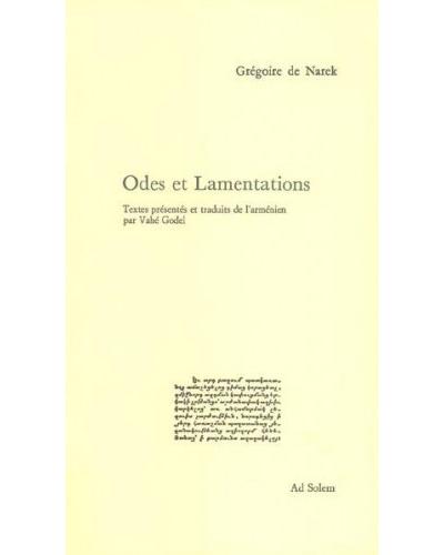 Odes, prières et lamentations
