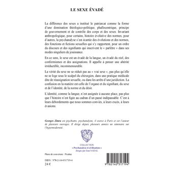 Le sexe évadé