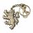 HARRY POTTER-PORTE-CLES LION DE GRYFFONDOR