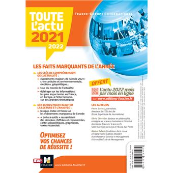Toute l'actu 2021