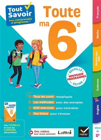 Toutes les matières 6ème - Tout savoir