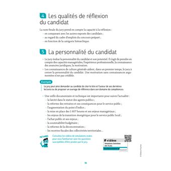 Réussite Concours - 150 questions/réponses pour l'oral - concours territoriaux- Préparation complète