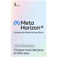 Code de téléchargement Meta Horizon+ 3 mois d'abonnement