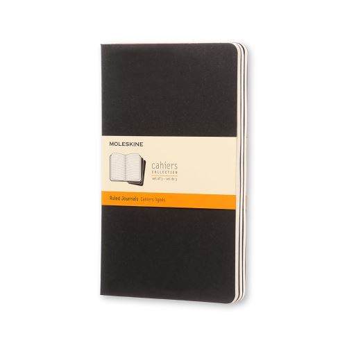 MSK L CAHIER LIJN ZWART/NOIR