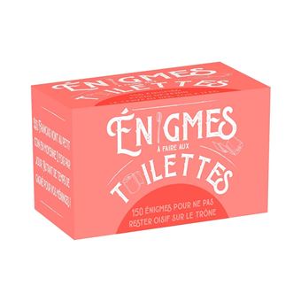 Boite Enigmes à faire aux toilettes