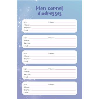Mon agenda licornes 2021-2022