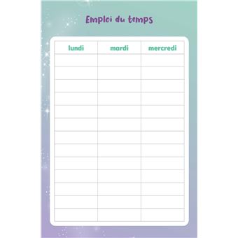 Mon agenda licornes 2021-2022