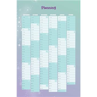 Mon agenda licornes 2021-2022