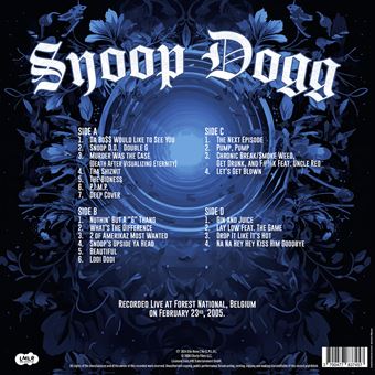 スヌープ・ドッグ「Live At Forest National, 2005」 Amazon.com: Live at Forest National - 2005: CDs & Vinyl