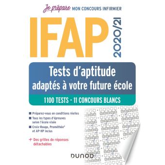 IFAP 2020/21 1000 Tests d'aptitude adaptés à votre future école - 10 concours blancs