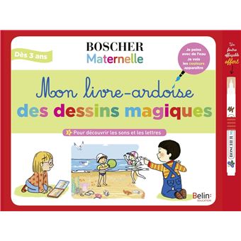 Mon livre-ardoise des dessins magiques - Pour découvrir les sons et les lettres