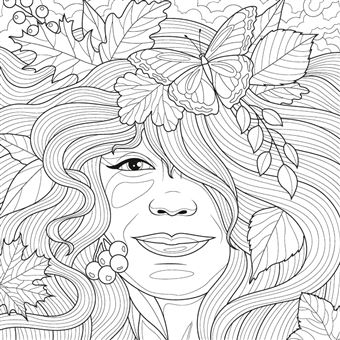 Papillons livre de coloriage anti-stress pour adulte