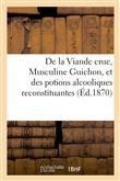De la Viande crue, Musculine Guichon, et des potions alcooliques reconstituantes
