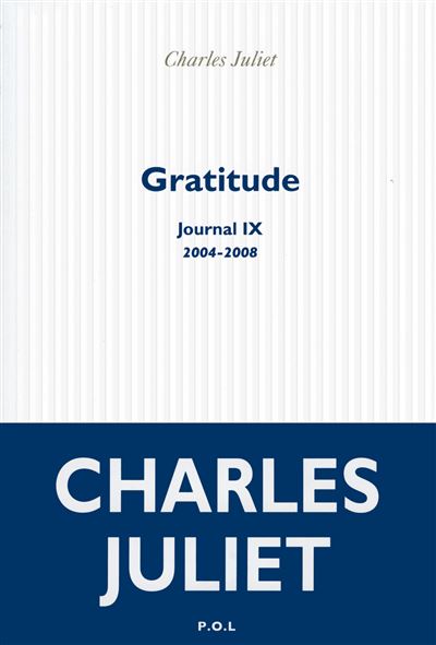 Gratitude - Charles Juliet - broché