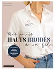 Mes petits hauts brodés à un fil