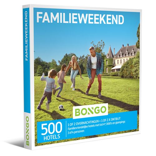 Coffret cadeau BONGO Familieweekend - NL