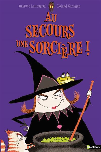 Au secours ! Une sorcière au nez crochu - Orianne Lallemand - cartonné