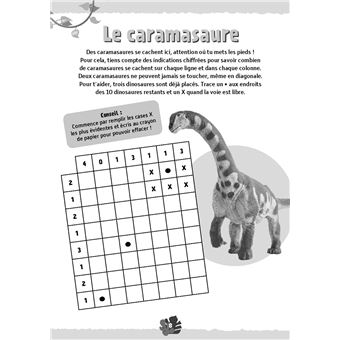 Bloc jeux - Défis nature - Les dinosaures - 7+