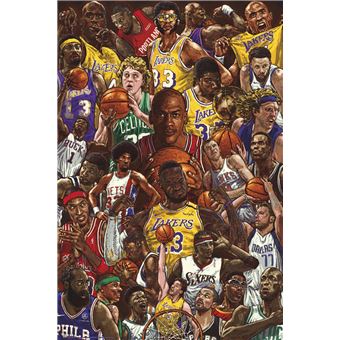 Poster Basketball Superstars - Produits Dérivés Vidéo - Objet
