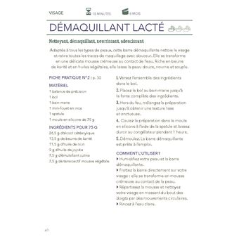 Cosmétiques solides. Recettes à faire soi-même