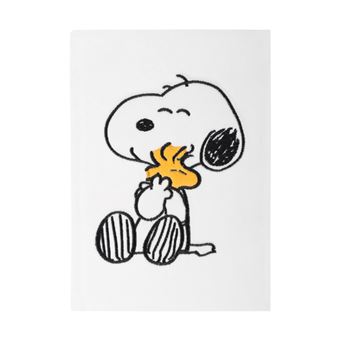 Cahier Premium A5 Snoopy couverture en peluche