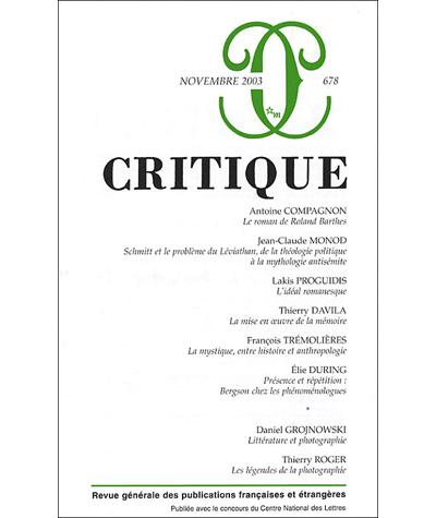 Revue critique 678