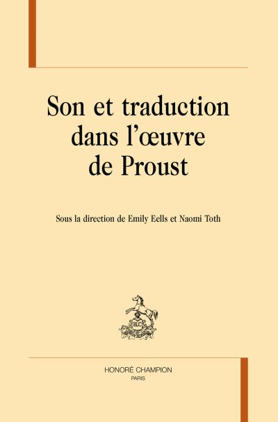 Son et traduction dans l'œuvre de Proust