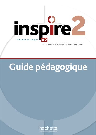 Inspire 2 : Guide pédagogique + audio (tests) téléchargeable