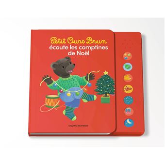 Petit Ours Brun écoute les comptines de Noël - Livre sonore