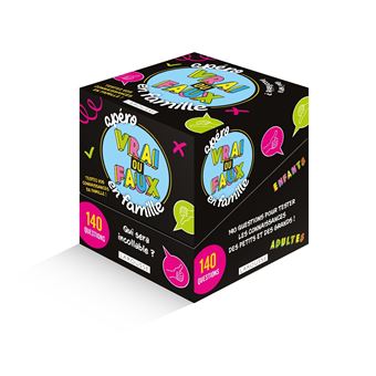 Apéro VRAI ou FAUX en famille