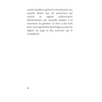 Le régime Yoga