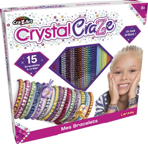 Ornements d'artisanat, bracelets en cristal élastique de style femme, 2