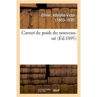 Carnet de poids du nouveau-né
