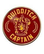 Badge Harry Potter Gryffondor capitaine d'équipe de Quiddtich rouge métal