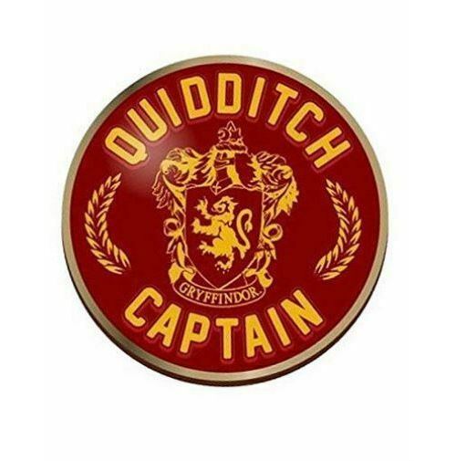 HARRY POTTER QUIDDITCH CAPTAIN ENAMEL BADGE