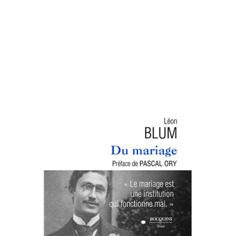 Du mariage