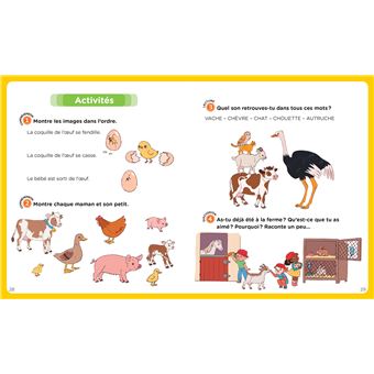 Histoires à lire ensemble Chouette à la ferme PS-MS