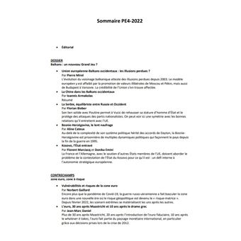 Politique étrangère, Balkans : un nouveau Grand Jeu ?