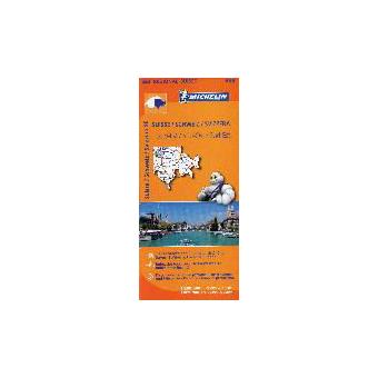 Mapa Michelin Regional 553 - Suiza Sud-Est