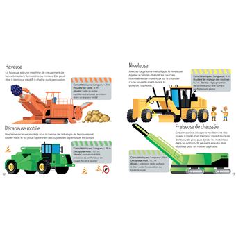 Les engins de chantier - Coffret livre et puzzle