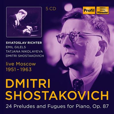 Chostakovitch : 24 Préludes et Fugues pour piano Opus 87 Coffret