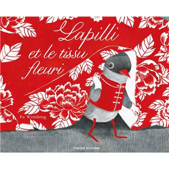Lapilli et le tissu fleuri