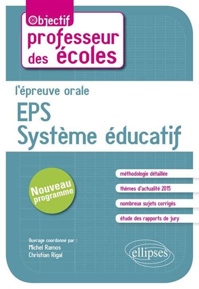 L'épreuve orale EPS, système éducatif au concours de professeur des écoles