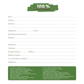 Agenda Défis Nature 2021-2022 - Animaux