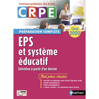 Education Physique Et Sportive Et Système éducatif Oral 2020 Crpe 2019 - 