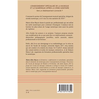 L'enseignement spécialisé de la musique et le numérique après la crise sanitaire