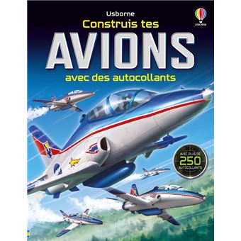 Construis tes avions avec des autocollants