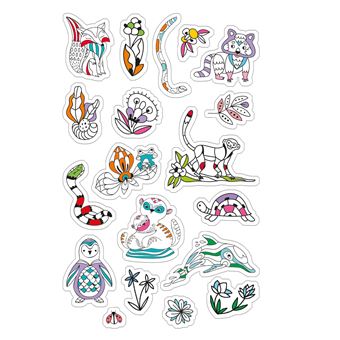 Agenda créatif 2023-2024 avec des autocollants et des coloriages