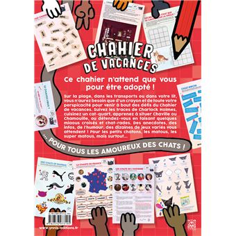 Chahier de vacances